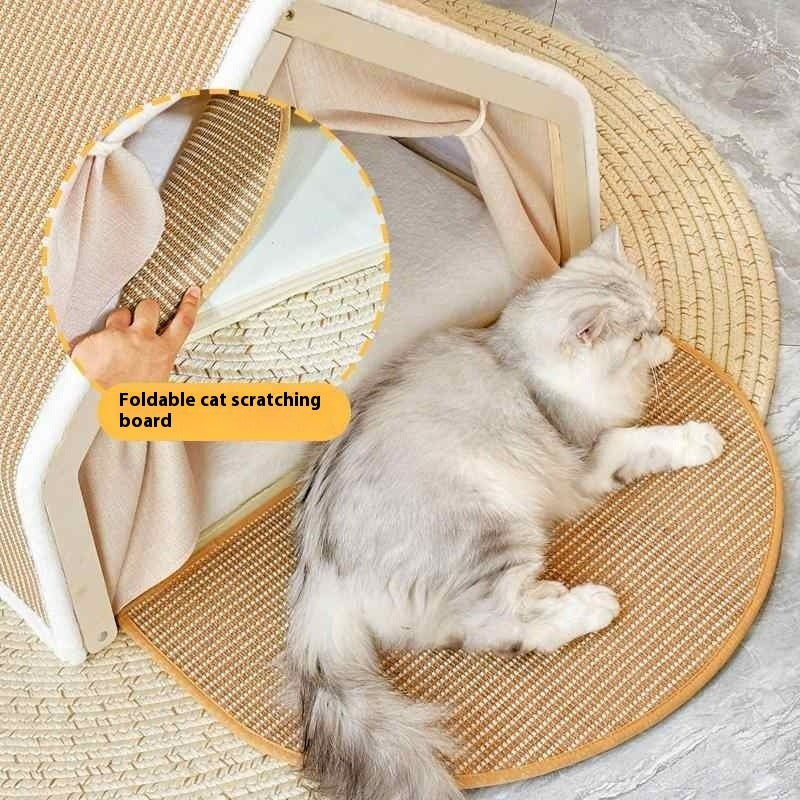 Sisal Cat Tent Scratch Board