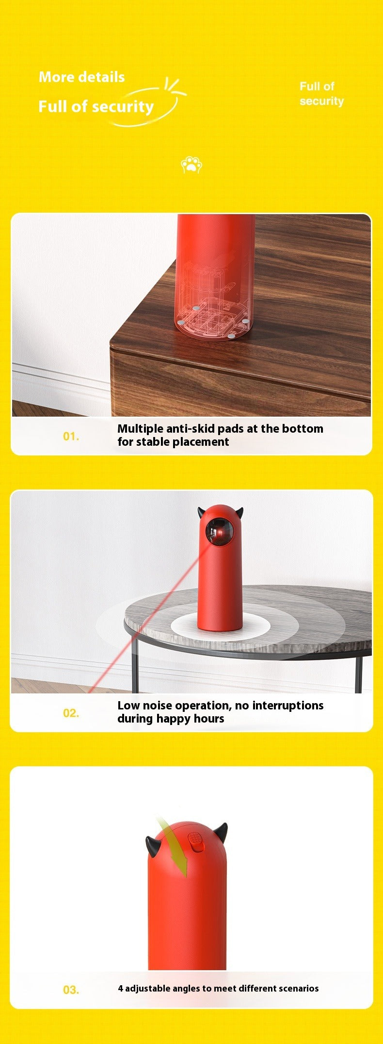 Cat Teaser Pet Toy Infrared Smart Automatic
