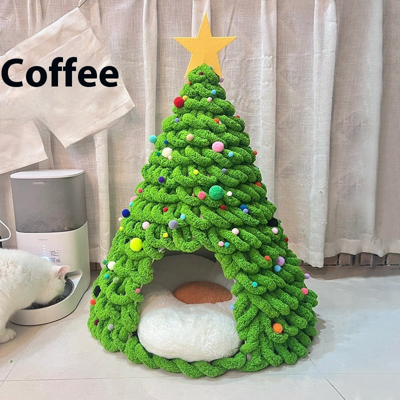 Christmas Tree Cat Nest DIY Kit