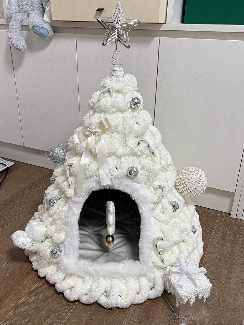 Christmas Tree Cat Nest DIY Kit