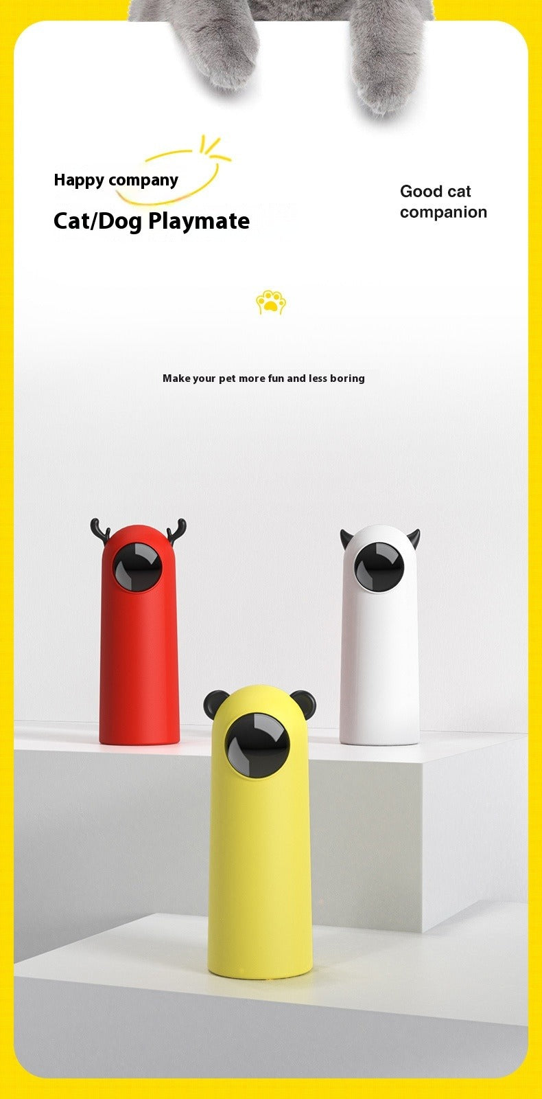Cat Teaser Pet Toy Infrared Smart Automatic