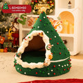 Plush Christmas Cat Nest