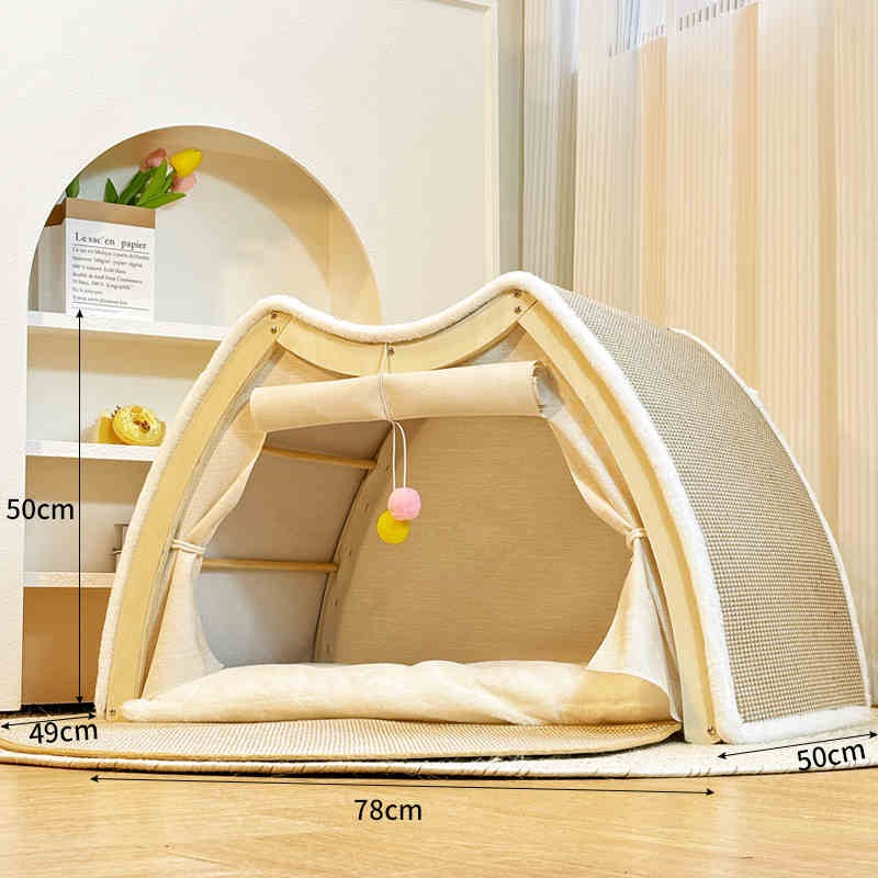 Sisal Cat Tent Scratch Board